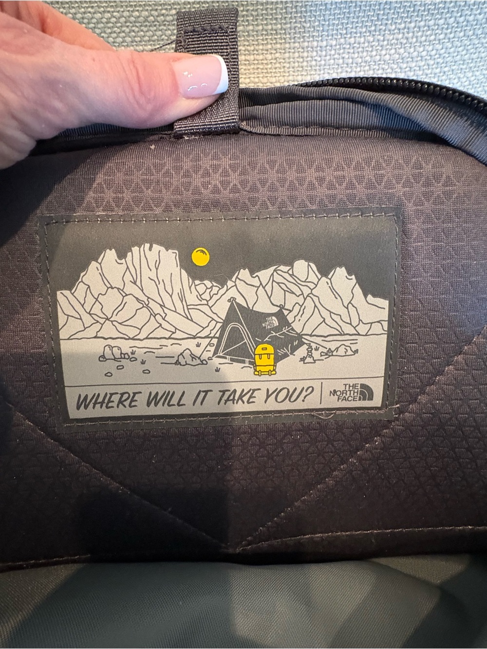 The North Face Recon Luxury Women’s Gray Black Backpack w Rose Gold Accents - Picture 10 of 14